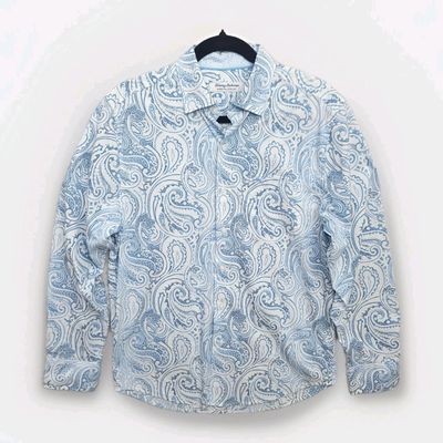 Sarasota Stretch Long Sleeve - Ocean Paisley