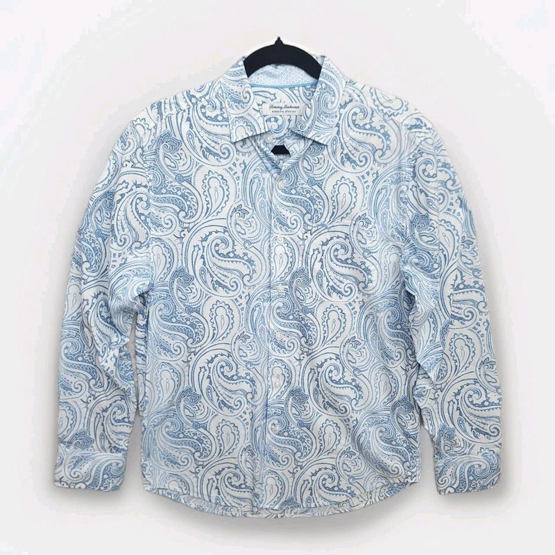 Sarasota Stretch Long Sleeve - Ocean Paisley