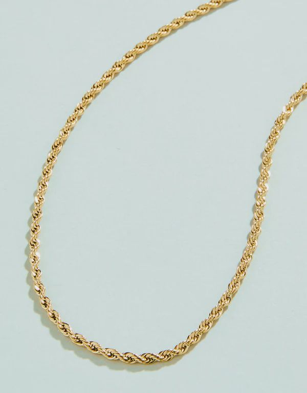 May River Necklace, 17&quot; Gold