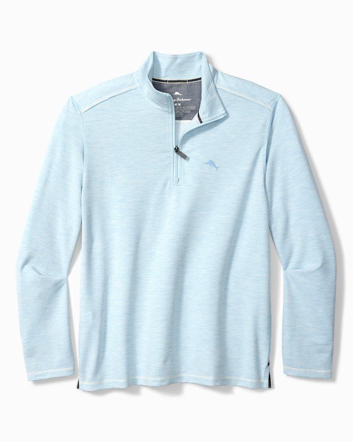 Coasta Vera Half-Zip Sweatshirt - Air Blue
