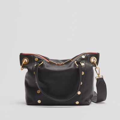 Daniel Med  Black/Brushed Gold Red Zip