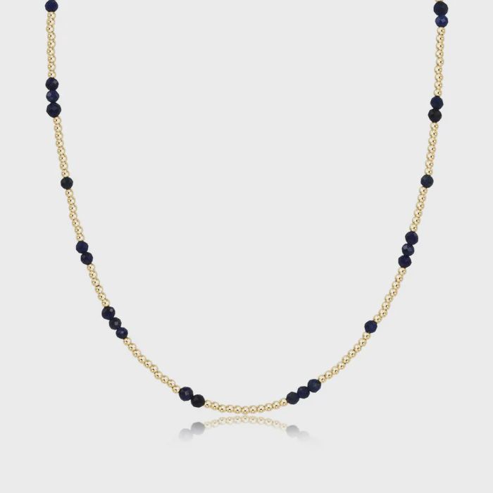 15&quot; Choker Hope Unwritten Gemstone - Faceted Onyx