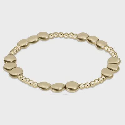 ENEWTON Honesty Joy bracelet in 14kt gold-filled metal with 6mm beads, displayed against a neutral background