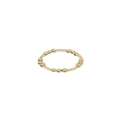 Gold-filled beaded bracelet with 6mm round beads in a lifestyle setting, displayed on wrist or hand
