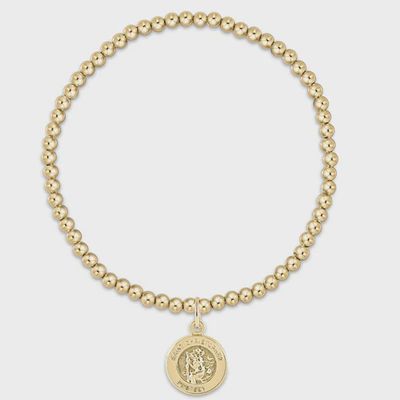 ENEWTON 3mm St. Christopher protection bracelet in 14kt gold-filled, 6.25 inches, displayed against a neutral background