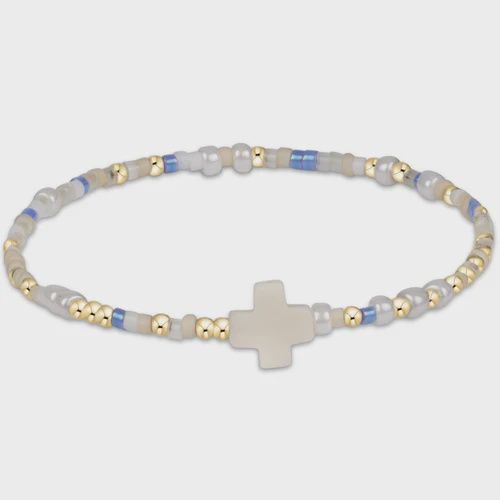 egirl Hope Unwritten Signature Cross Bracelet - Skinny Dippin&#39;