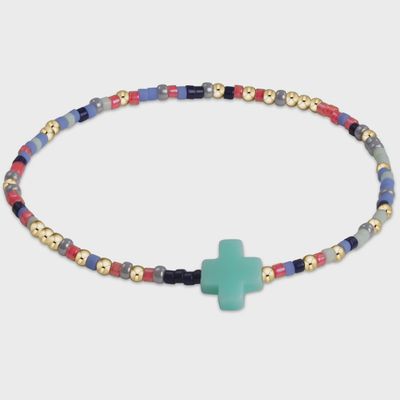 egirl Hope Unwritten Signature Cross Bracelet - Don't Be Crabby
