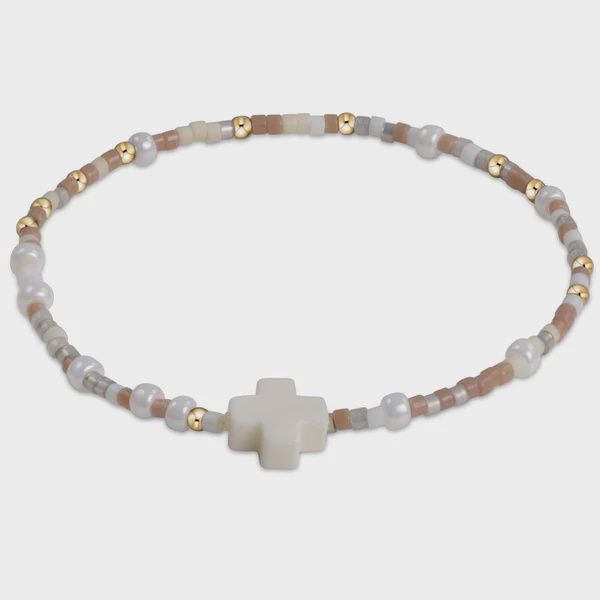 egirl Hope Unwritten Signature Cross Bracelet - Say It Ain&#39;t Snow
