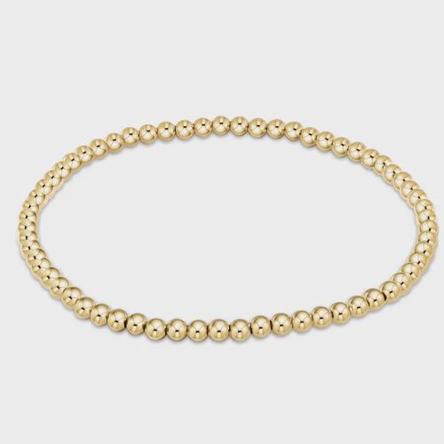 egirl Classic Gold 3mm Bead Bracelet