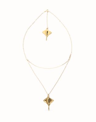 Uno de 50 Ser Majestuosa Multi-Strand Chain Necklace Manta Ray