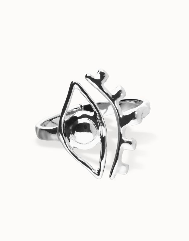 Ser Intuitiva Bangle with Striking Central Eye Bracelet