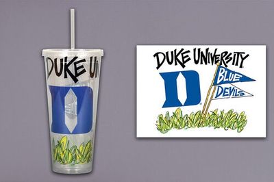 Duke Blue Devils Insulated Tumbler with Straw