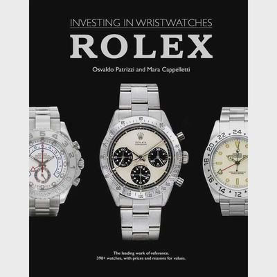 Rolex Collector's Guide with Auction Values book cover by Simon &amp; Schuster displayed against a plain background