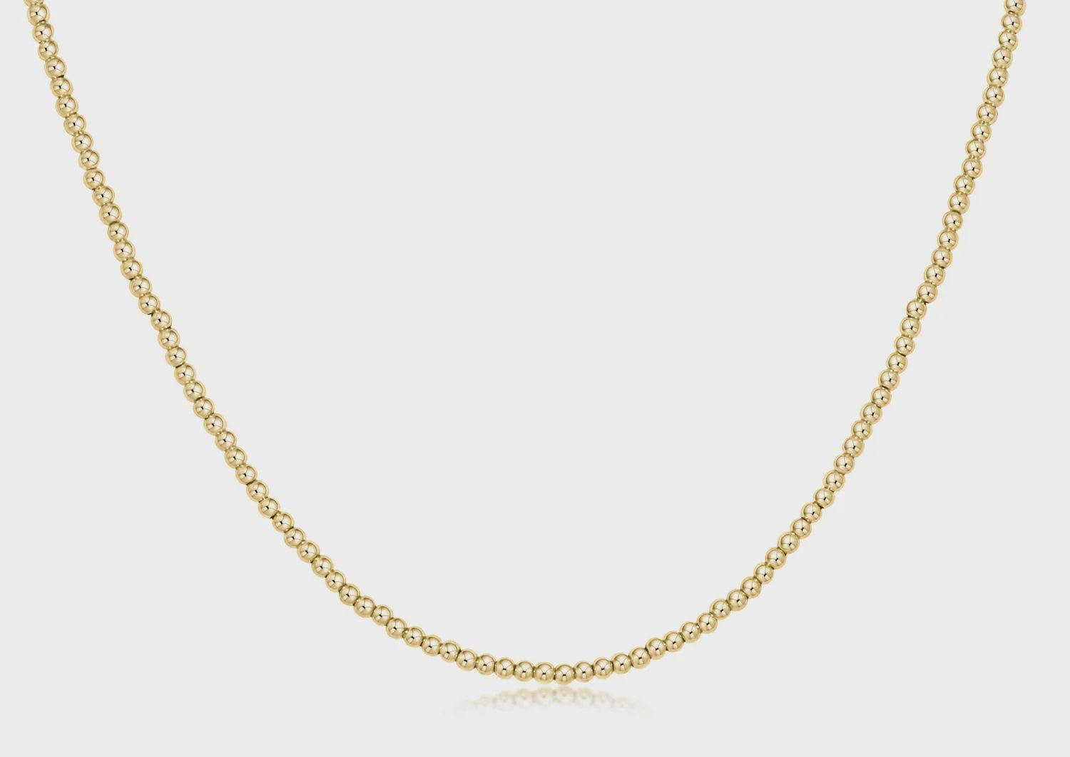 Choker Classic Gold 2mm Bead