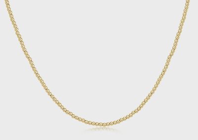 Choker Beaded - Classic Gold 2mm