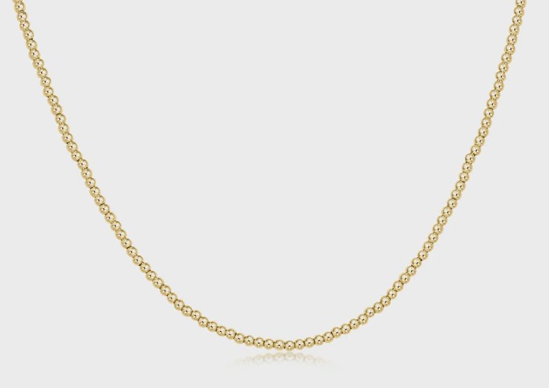 Choker Classic Gold 2mm Bead