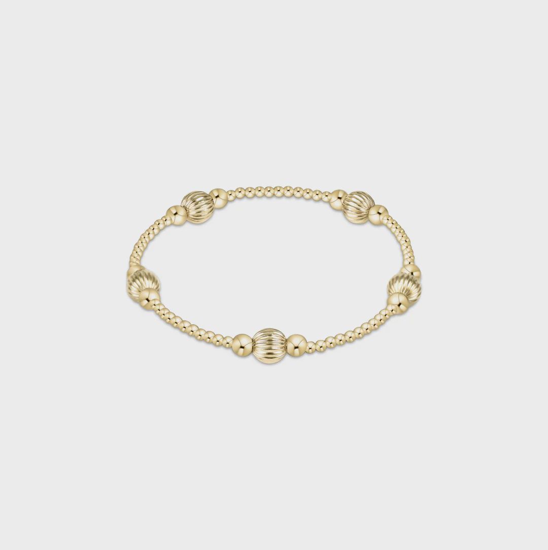 Purpose Dignity 6mm Bead Bracelet - Gold