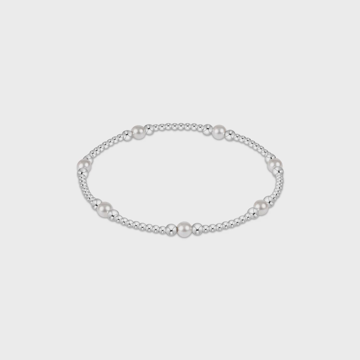 Purpose Pearl 4mm Bead Bracelet - Sterling