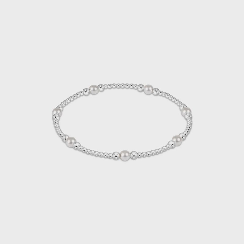 Purpose Pearl 4mm Bead Bracelet - Sterling