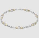 Purpose Pearl 4mm Mixed Metal Bracelet