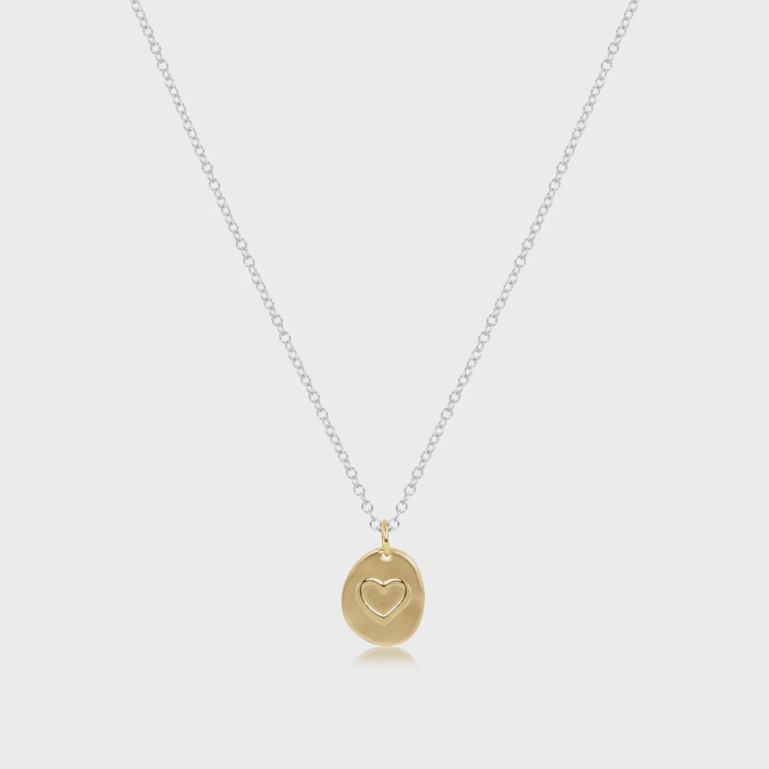 16&quot; Necklace Gold - Inspire Love Small Gold Charm
