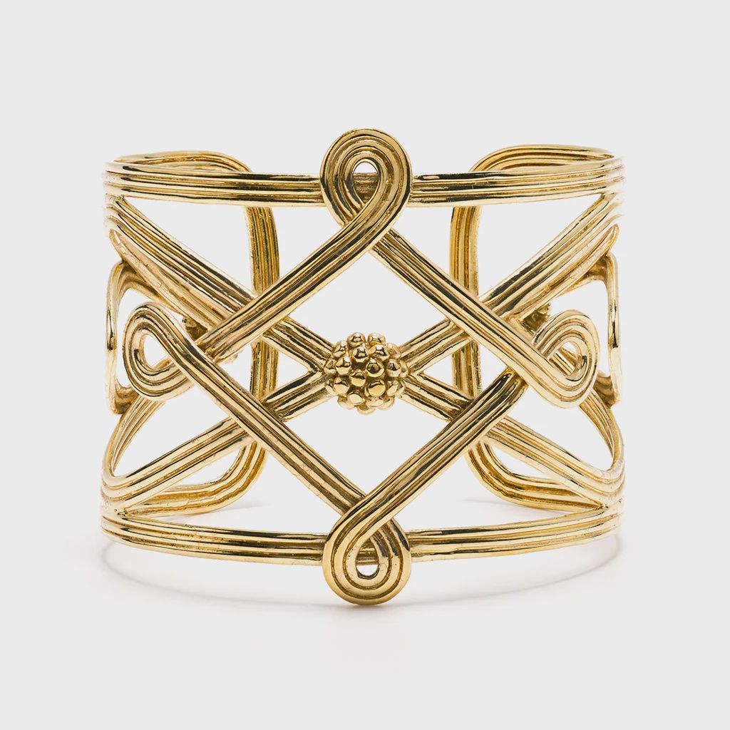 Monique Compass Cuff - Gold