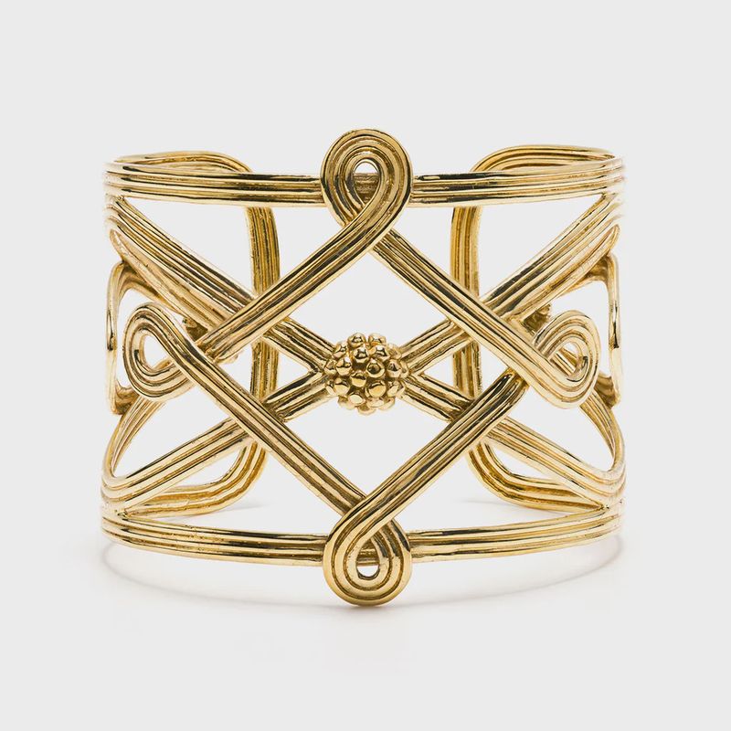 Monique Compass Cuff - Gold