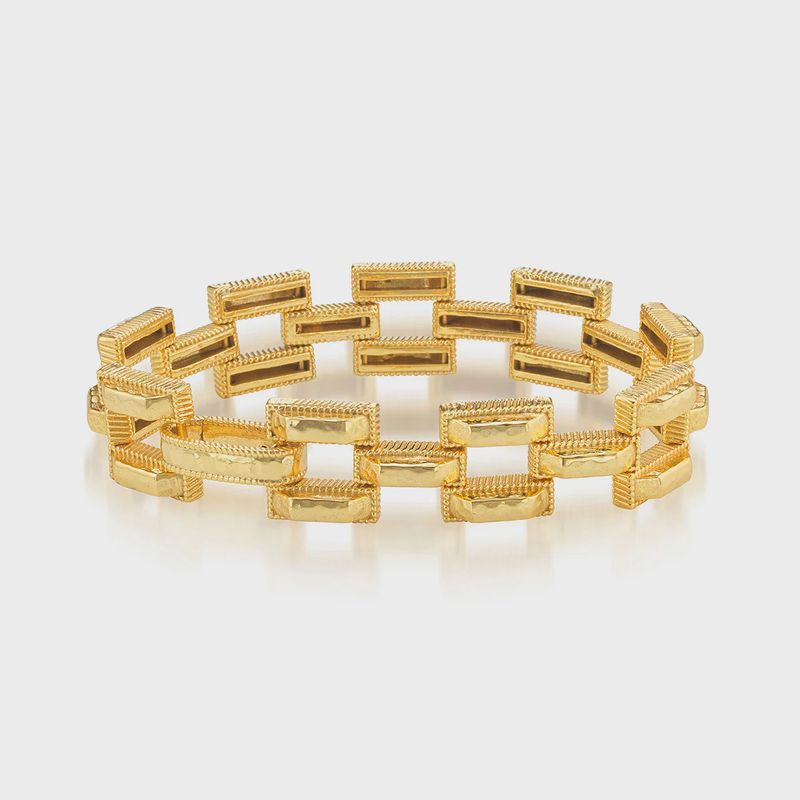 Pathway Petite Link Bracelet, 7.25&quot; - Gold