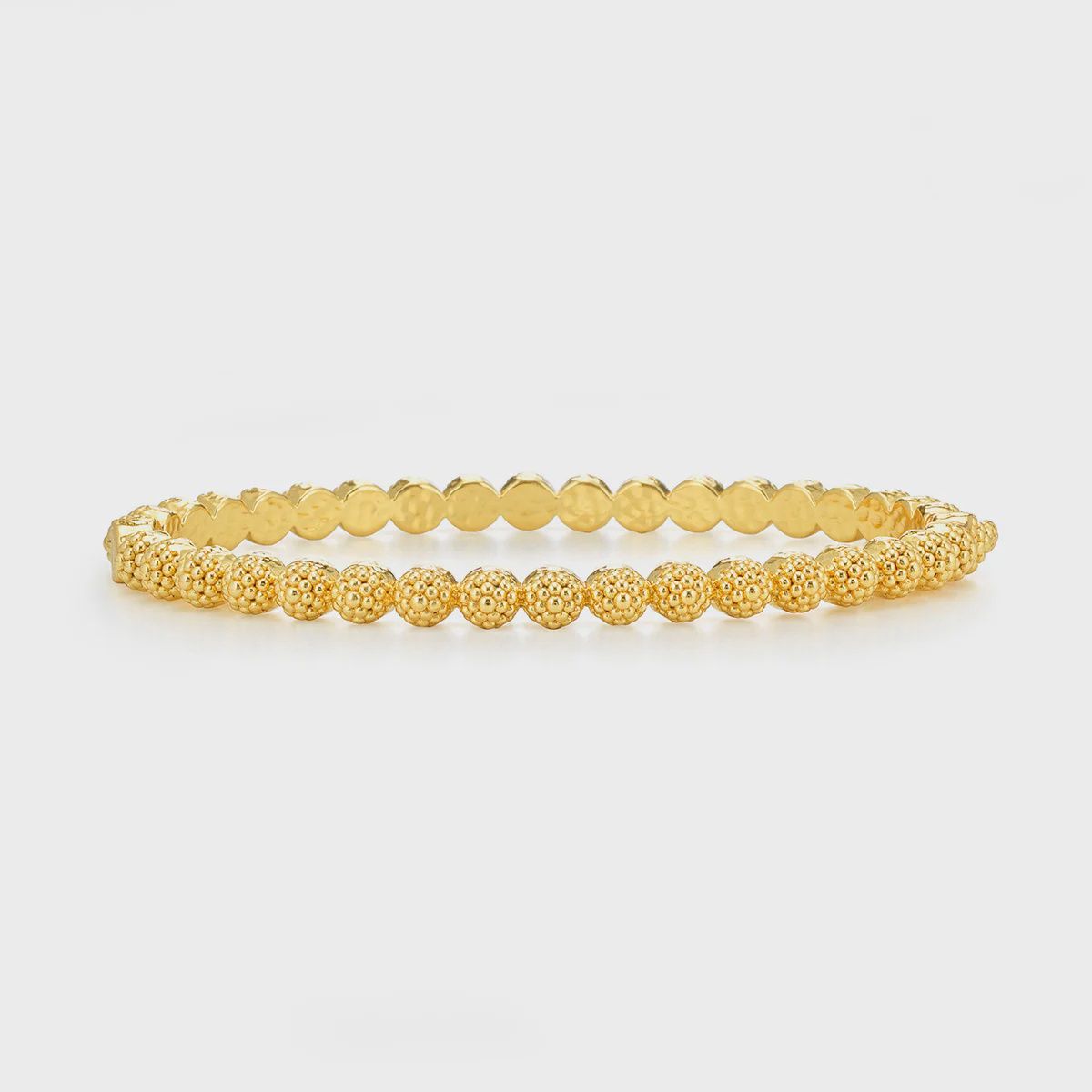 Berry Eternity Petite Hinged Bangle, S/M - Gold