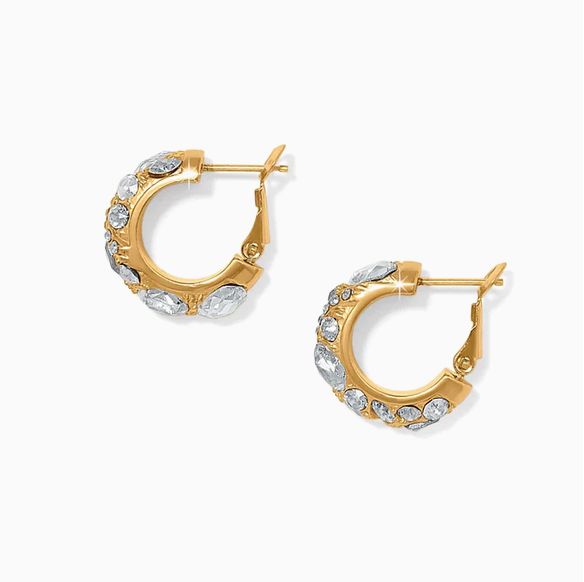 Trust Your Journey Golden Hoop Earrings