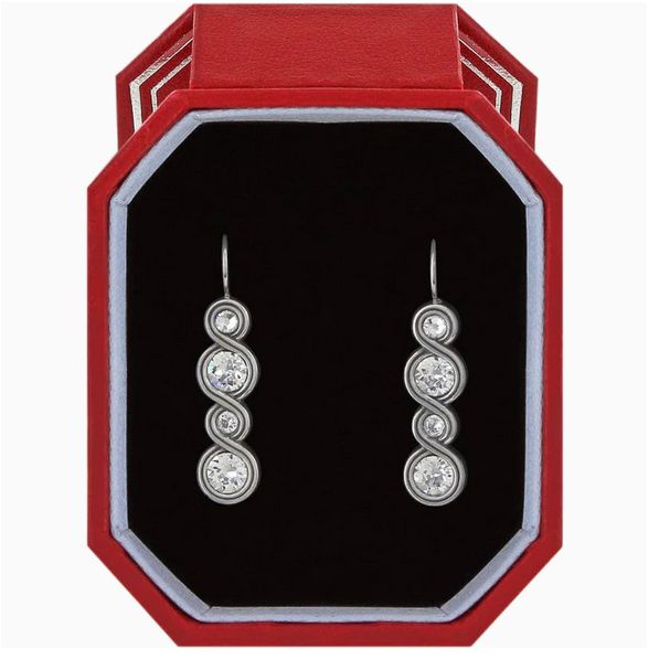Infinity Sparkle French Wire Earrings Gift Box
