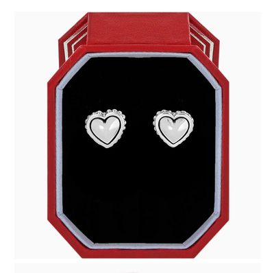 Pretty Tough Petite Heart Post Earrings Gift Box