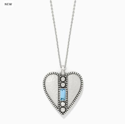 Pretty Tough Gem Heart Necklace