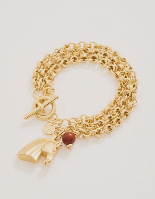 Trixie Toggle Bracelet Gold