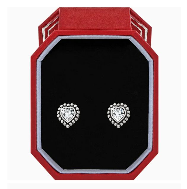 Shimmer Heart Mini Post Earrings Box Set