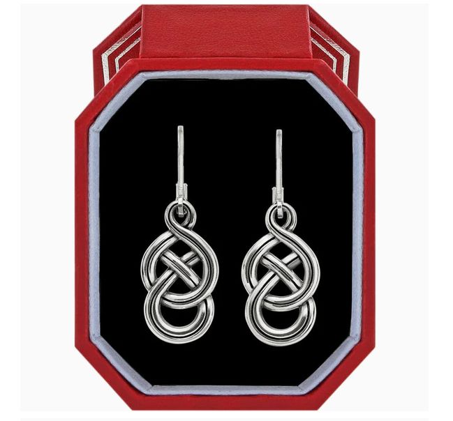 Interlok Braid Petite Leverback Earrings Gift Box