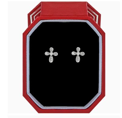 Enchanting Cross Post Earrings Gift Box