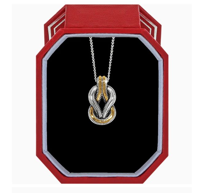 Interlok Harmony Two Tone Petite Necklace Gift Box