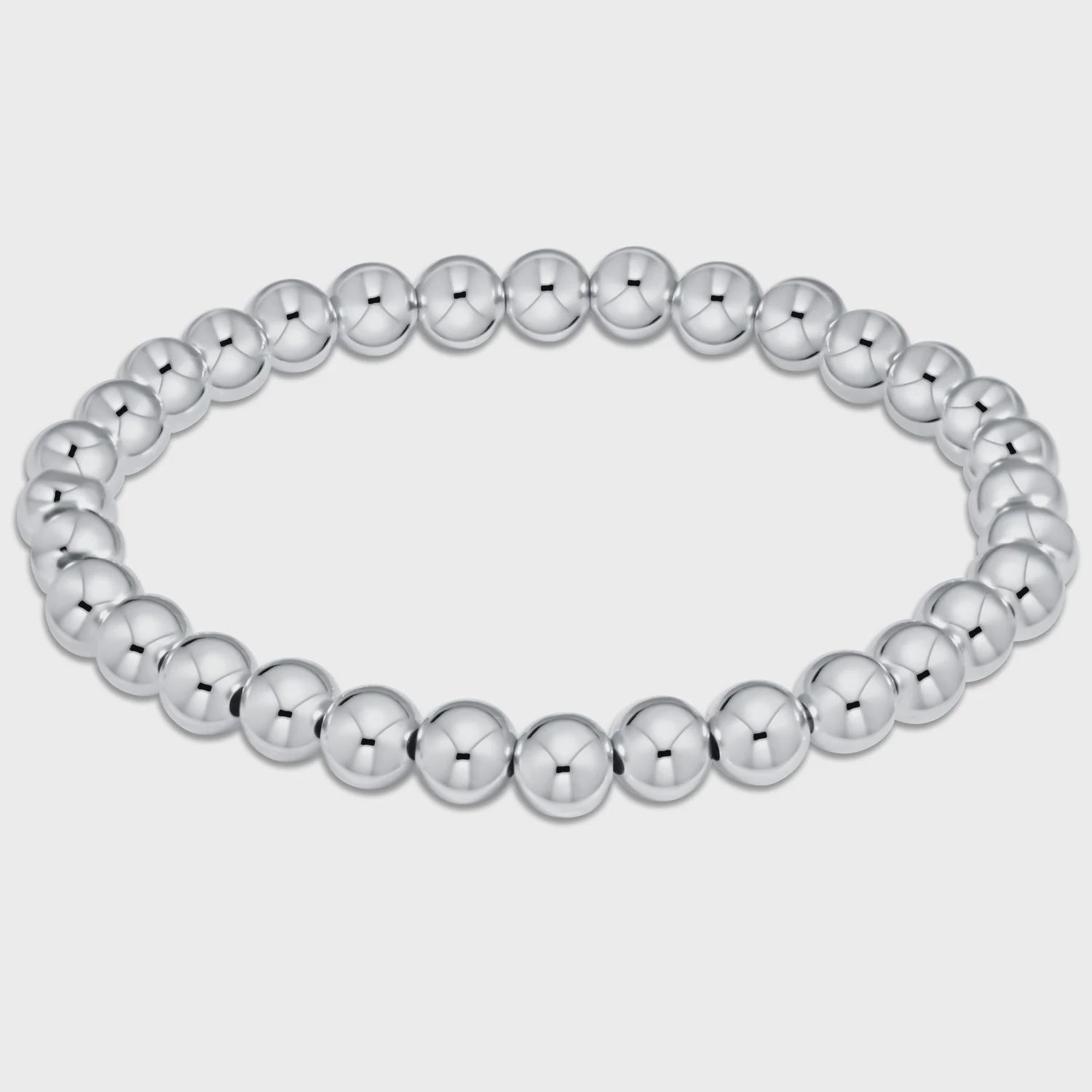 Extends - Classic Sterling 6mm Bead Bracelet