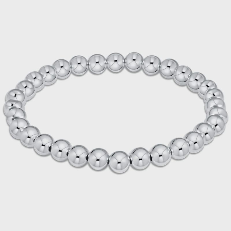 Extends - Classic Sterling 6mm Bead Bracelet