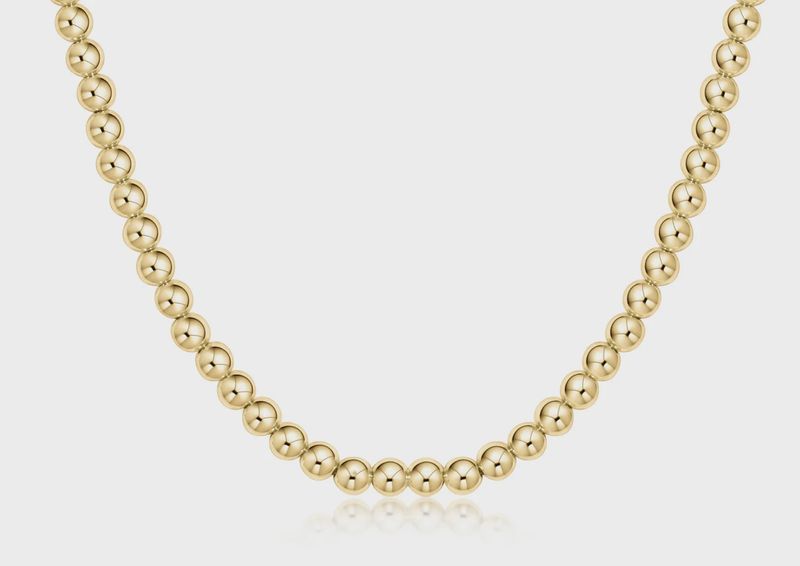 Choker Classic Gold 5mm Bead