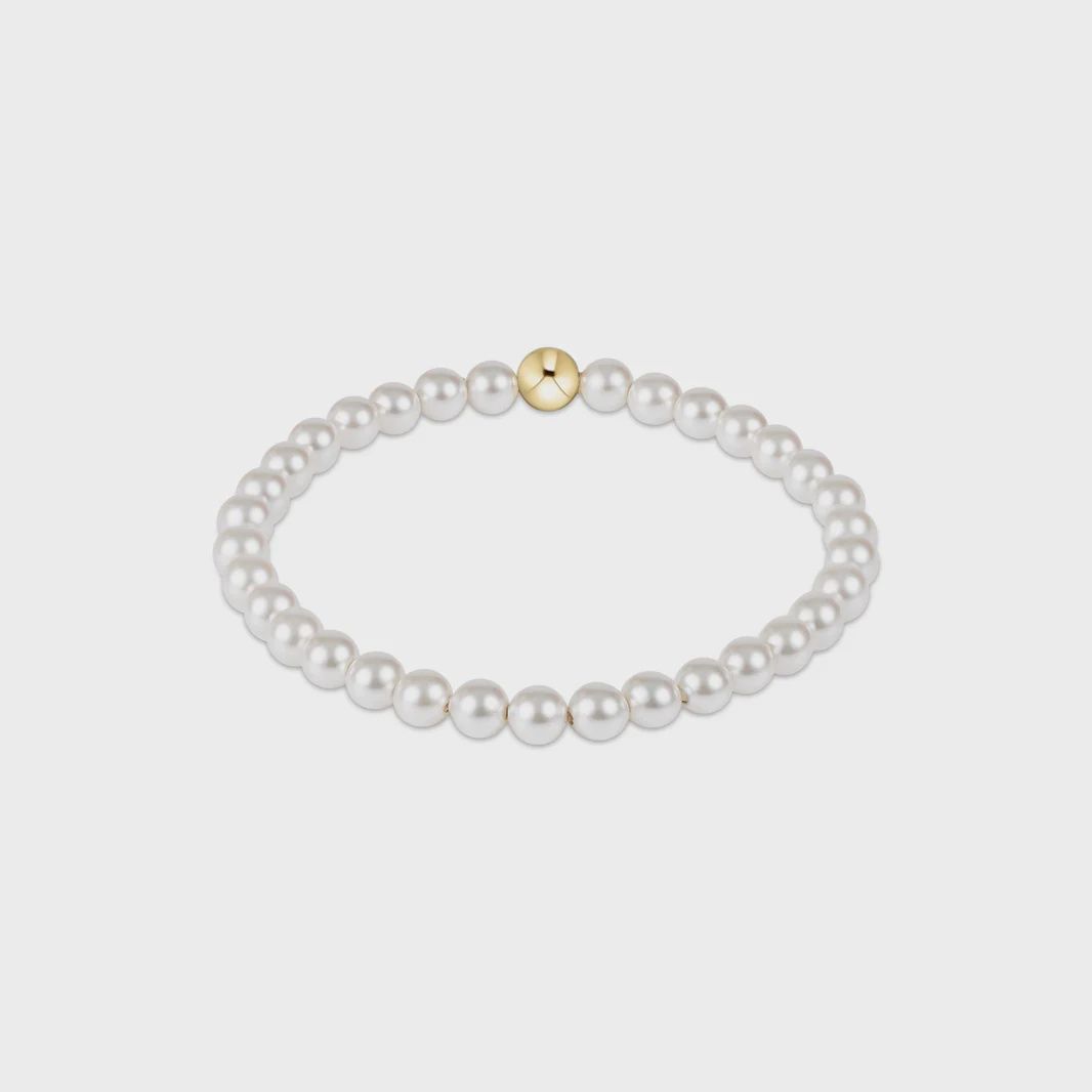 Classic Pearl 5mm Bead Bracelet
