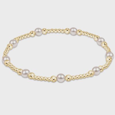Purpose Pearl 4mm Gold Bracelet