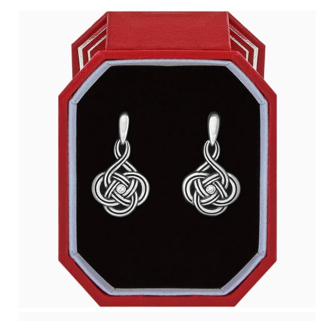 Interlok Petite Post Drop Earrings Gift Box