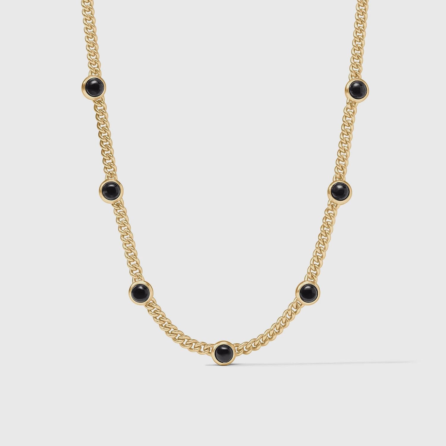 Dolce Delicate Station Necklace, Colour: Obsidian Black