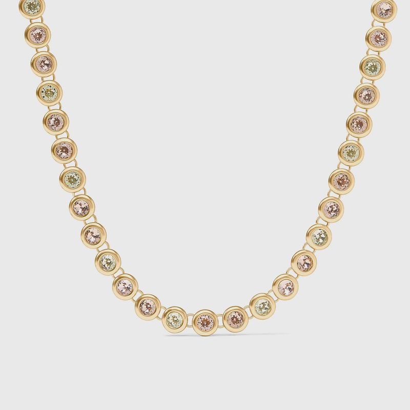 Rainbow Tennis Necklace