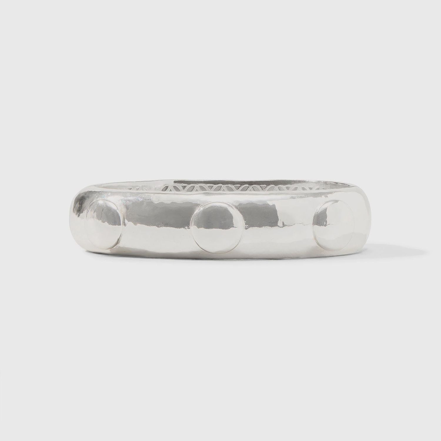 Solara Hinge Bangle, Colour: Silver