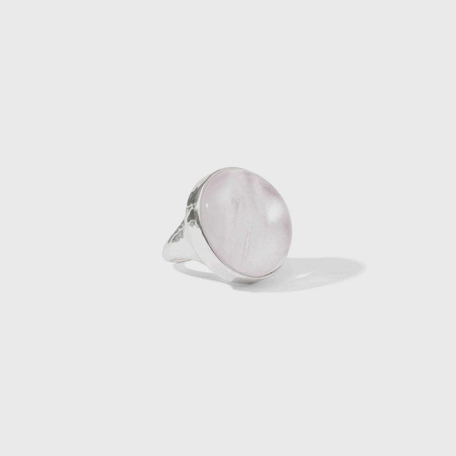 Solara Statement Ring, Colour: Silver, Description: Iridescent Clear Crystal, Size: 7