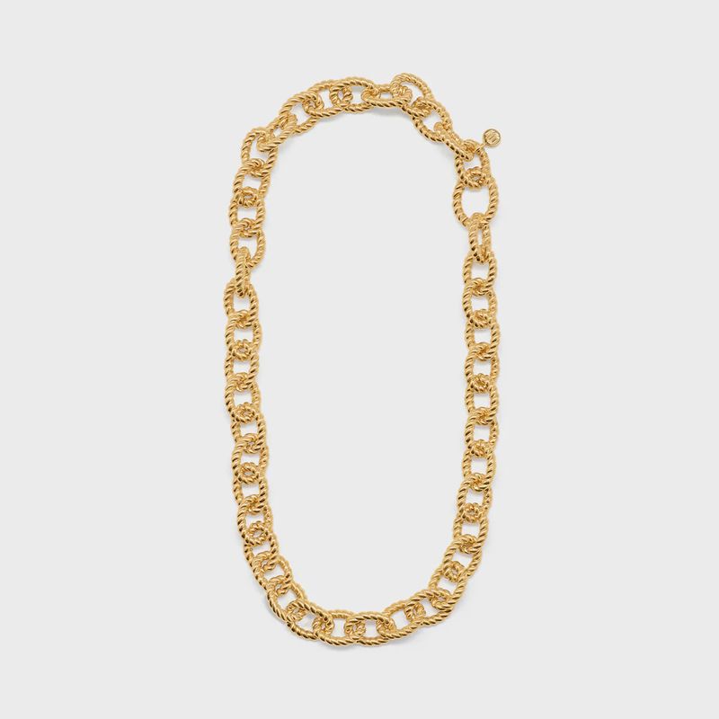 Victoria Small Chain Necklace, 18&quot; - Gold