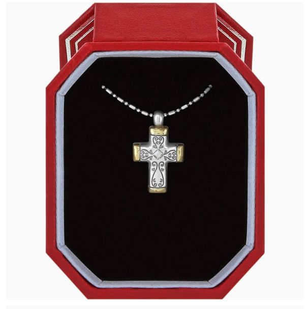 Venezia Petite Cross Necklace Gift Box